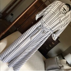Banana Republic black striped maxi dress-NWT-8P